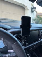 19070 Dash Mounted Phone Mount With Aluminum Spring Clamp Toyota Tacoma 16-23 - Image 2