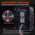 19081 Skyline Eilte Smoked Tail Lights Jeep Wrangler 07-18 - Image 6