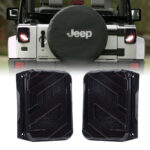 19081 Skyline Eilte Smoked Tail Lights Jeep Wrangler 07-18 - Image 2