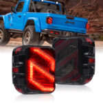 19085 Skyline Elite Smoked Tail Lights Jeep Gladiator 20-24 - Image 2